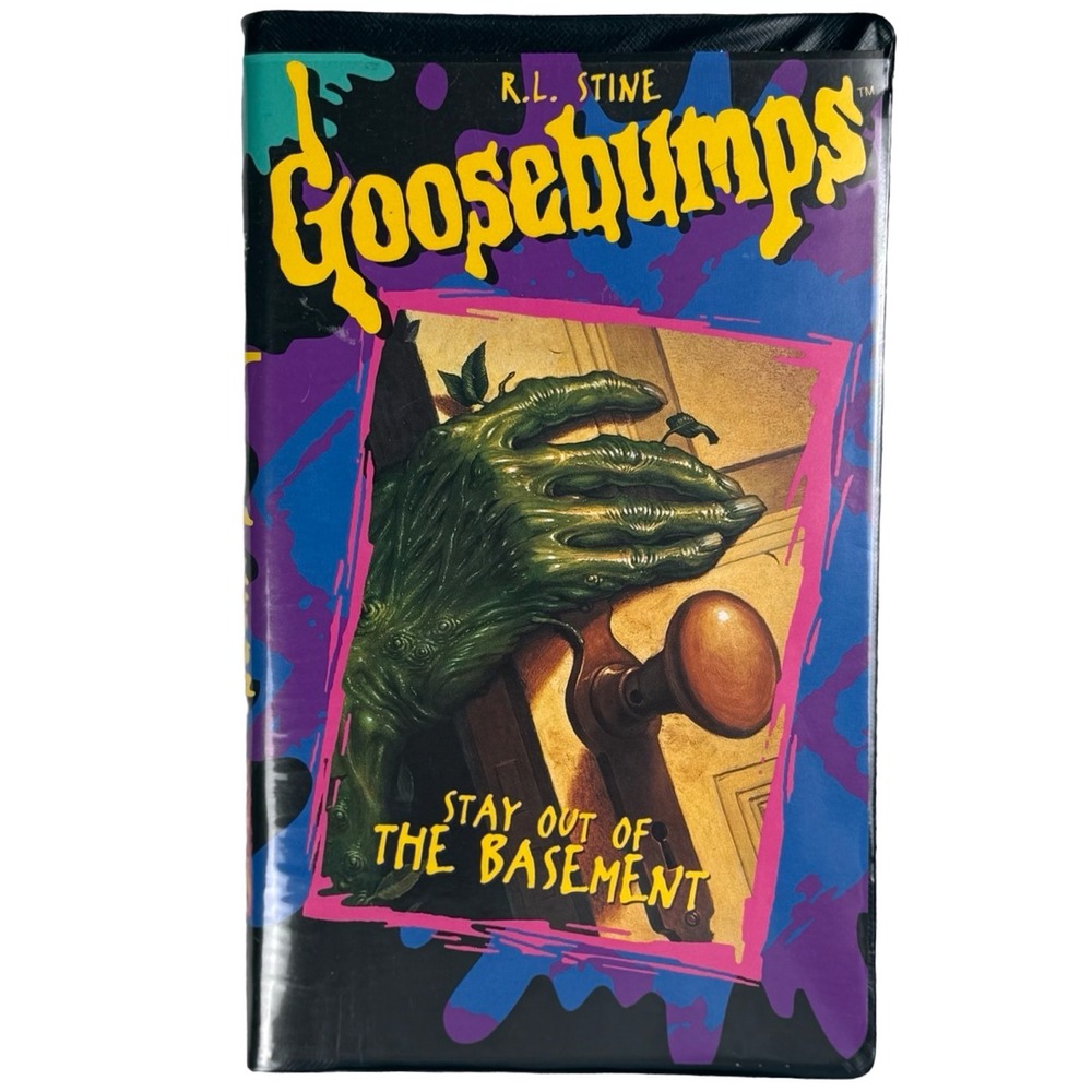 Goosebumps T Shirt VHS Bundle Beware‎ of Monsters Stay Out Basement - Picture 7 of 9